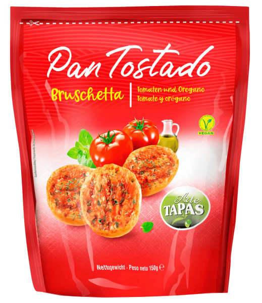 ARTE TAPAS - Pan Tostado Bruschetta Tomate 150g